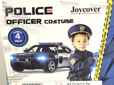 Joycover Kids Police Officer Costume Boys Size 3 Small