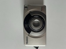 Canon Prima Super 105 Zoom X 35mm Film Point and Shoot Camera Silver Tested