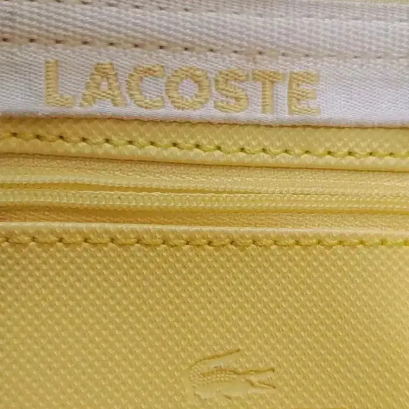 Lacoste Yellow Clutch Bag - Elegant Lightweight Accessory thumbnail 3
