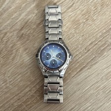 Orologio Uomo Guess Acciaio (e Blu) Stile Cronografo I90111G2 - 100m