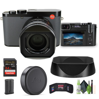 Leica Q3 43 Compact Digital Camera 19084 60MP Full-Frame BSI CMOS Sensor Bundle