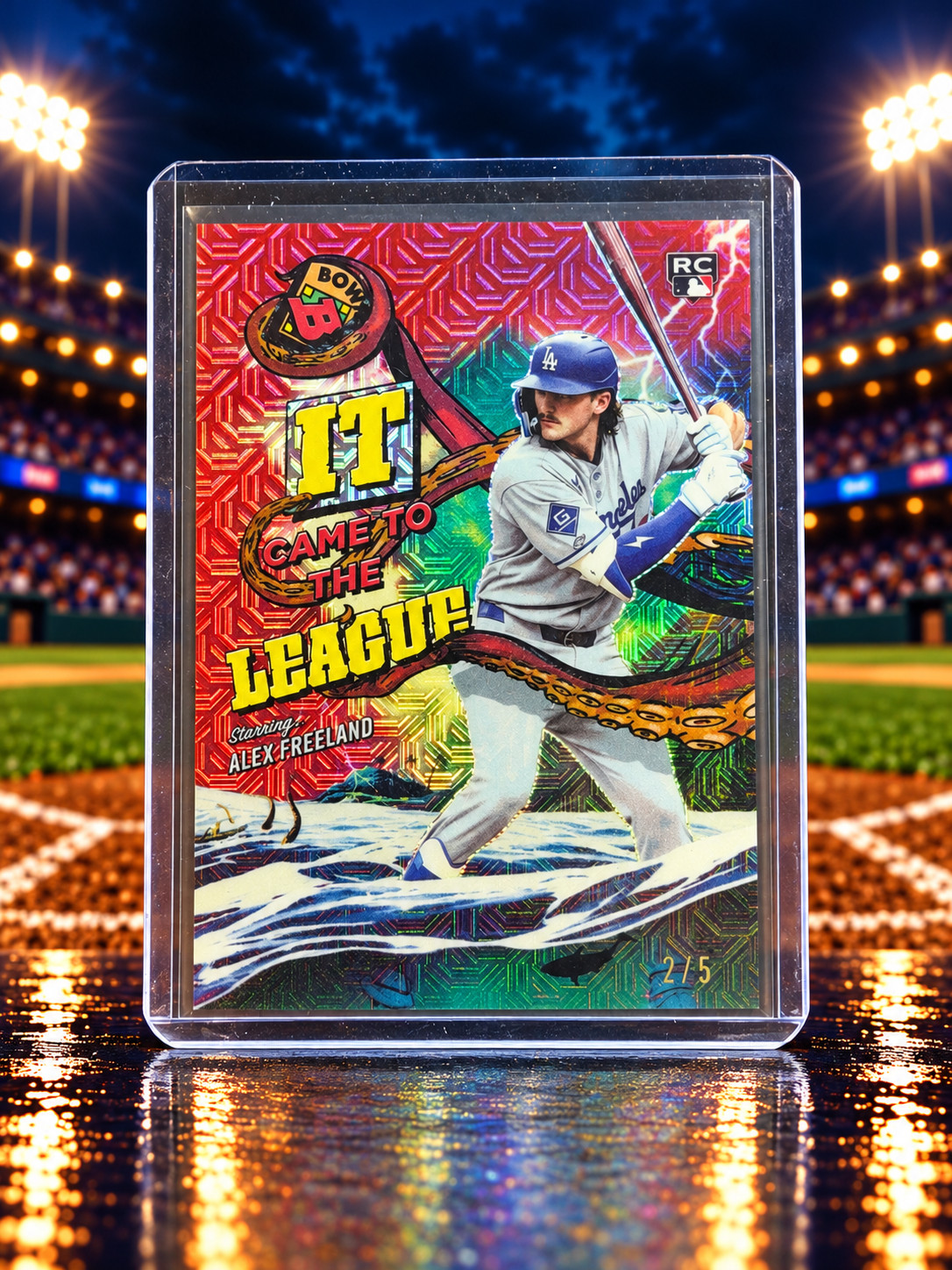 2026 Bowman Chrome Mojo RC It Came To The League #IT-8 /5 Alex Freeland Dodgers