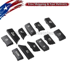 Set 12 Button Key Caps Repair Kit A/C Heater Switch For BMW 5 Series F10 F01 F12