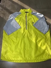 Kapalua Windbreaker Windwear Shirt XL Sunice Neon Yellow Short Sleeve Shirt