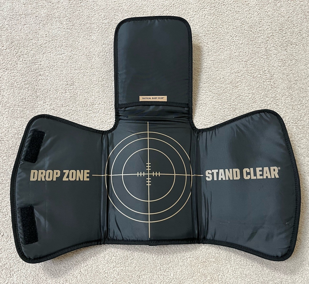 TBG Tactical Baby Gear Diaper Shoulder Bag For Dad Mom Black Deuce Landing Pad