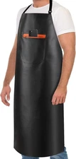 Rubber Vinyl Apron – Chemical Resistant, Waterproof, Heavy Duty with Pocket