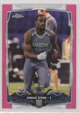 2014 Topps Chrome BCA Pink Refractor 193/399 Ahmad Dixon #136 0q3