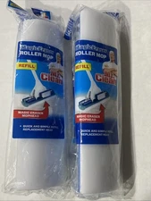 Mr. Clean Magic Cleaning Eraser Blue and White Roller Mop Refill - Lot 2