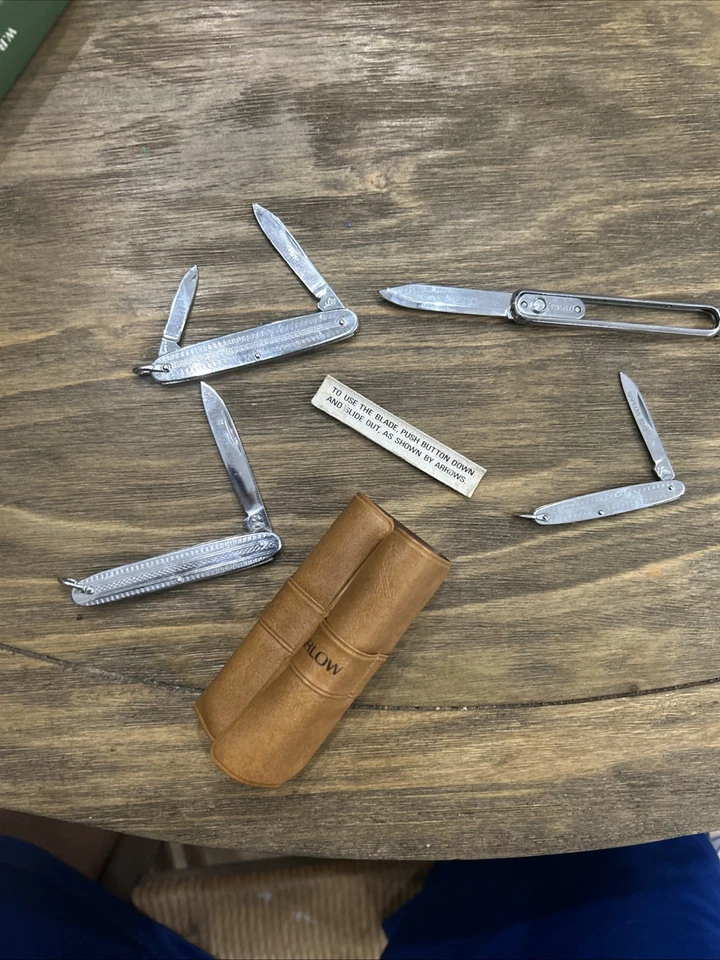 Juego de navajas de bolsillo vintage de muestra Barlow Foto 3 de 4