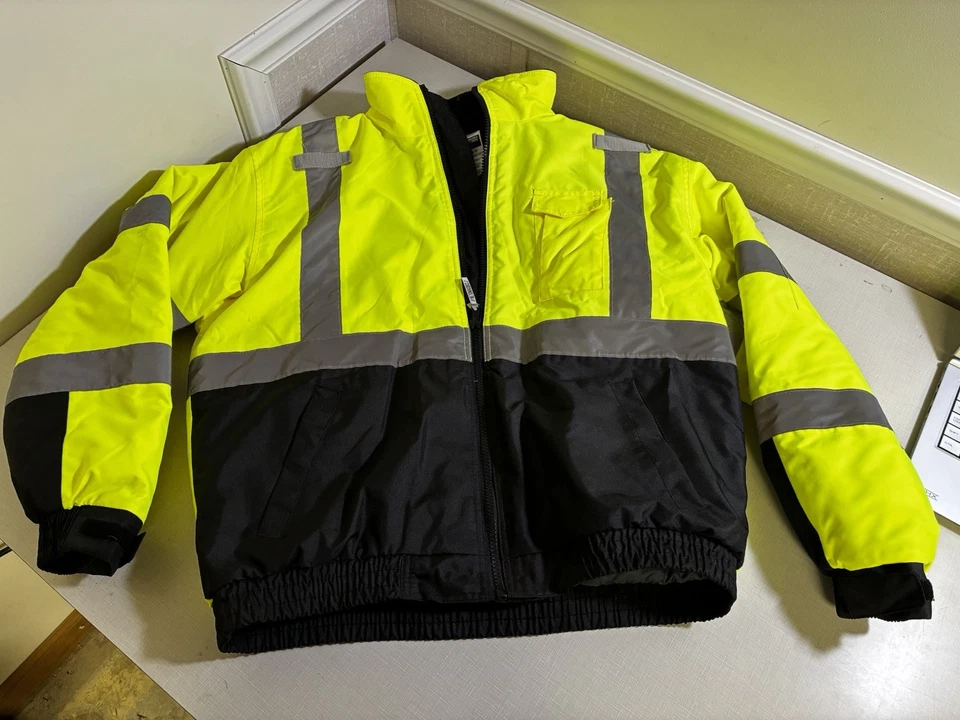 Ergodyne TENACIOUS WORK GEAR XL Reflective Jacket Coat Insulated XL - Image 3 of 4