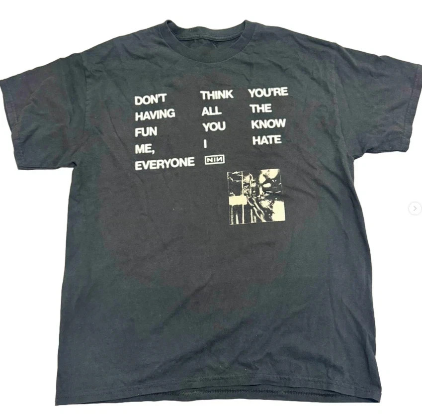New Apparel Nine Inch Nails Peel It Back Tour 2025 Reprint T-Shirt