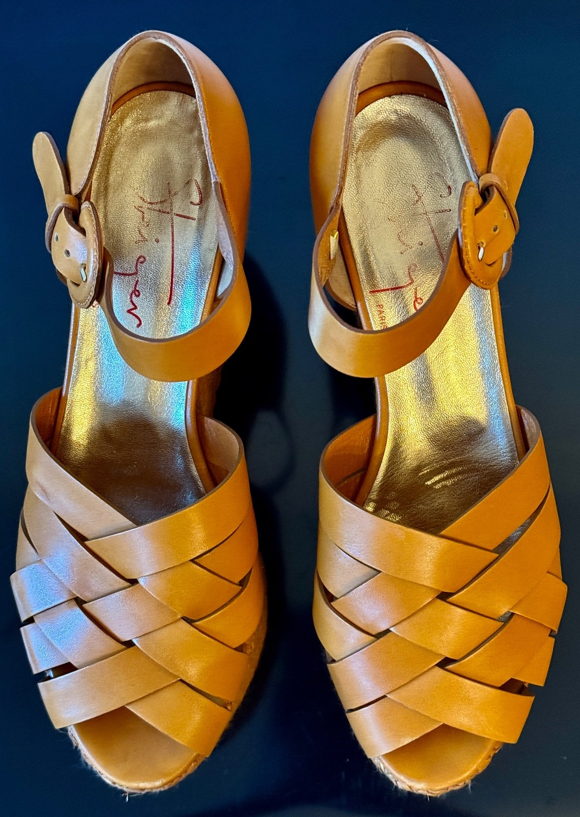 Walter Steiger Women's Leather Platform Sandals s… - image 3