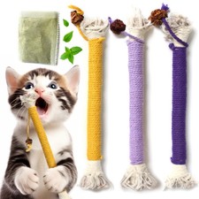 Fokauiwo Cat Toys for Indoor Cats, Kitten Small 3 Pack, multicolor