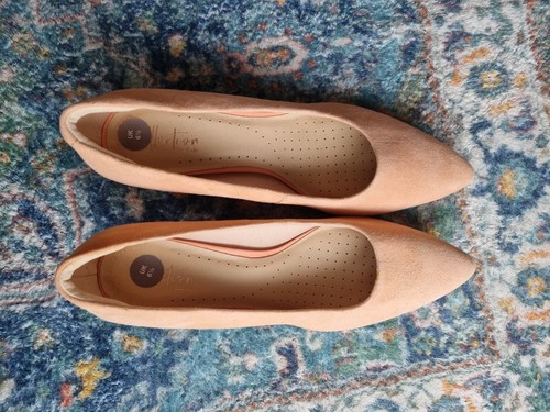 Clarks Linvale Jerica Heels Coral Leather Suede Shoes UK 6,5 ~leicht beschädigt~ - Bild 9 von 12