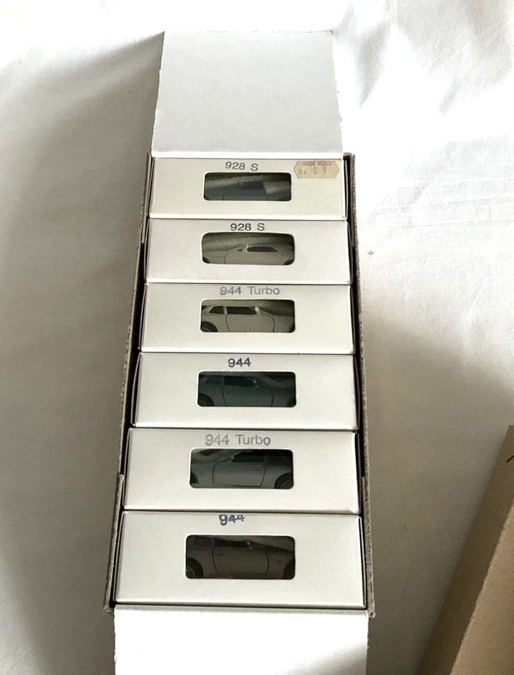 Lot Six Boxed Vintage NZG 1/43 Scale Diecast Porsche 928 & 944 Brand New-MNM! - Image 2 of 4