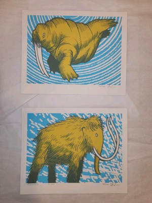 #ad #ad Jay Ryan quot;Go North Go Southquot; screen print poster set 2015 $80.00