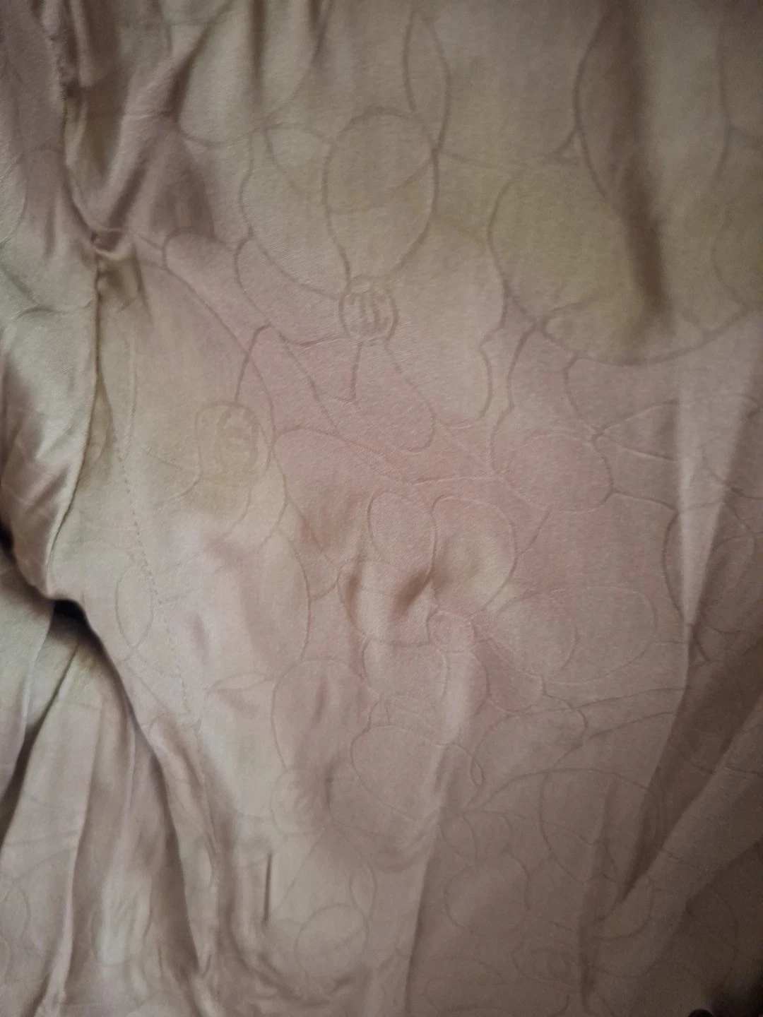 Giacca Chanel in tweed beige con chiusura a bottoni e colletto non un knock off!!