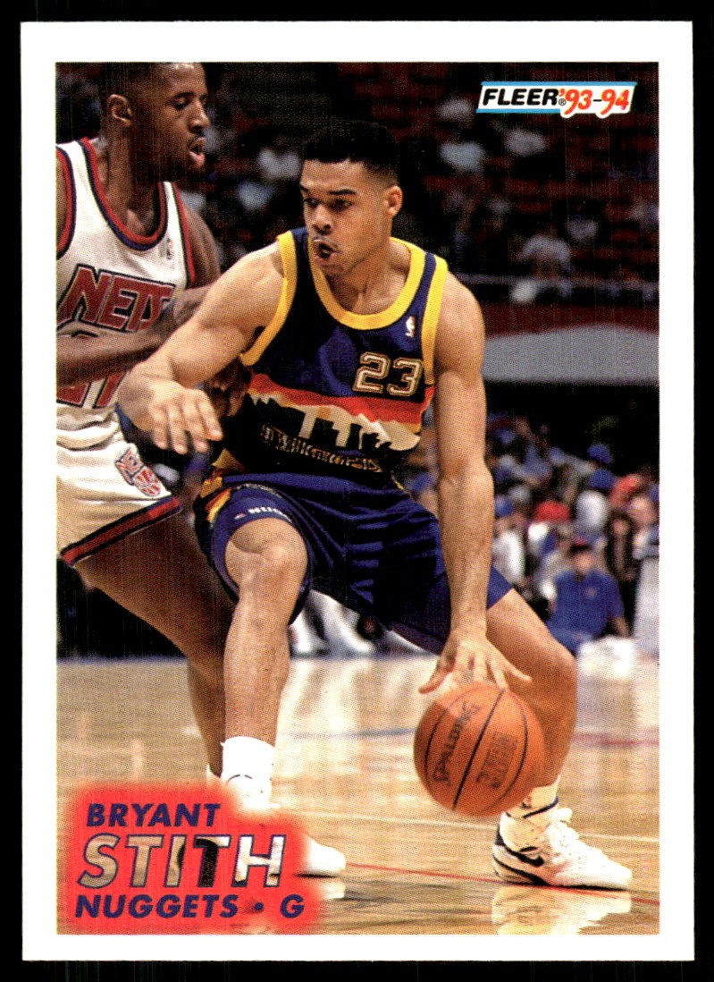 Bryant Stith 1993-94 Fleer #56 Nuggets FREE SHIPPING StackedPacks