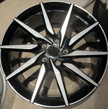 UDFL2: FRONT LEFT Genuine Aston Martin DB11/Vantage Black d/c Alloy Wheel