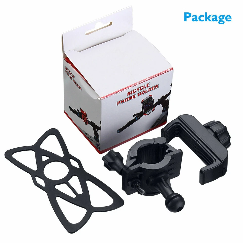 Mount Motorcycle Bicycle MTB Bike Handlebar Holder Universal For Cell Phone - Image 3 of 4