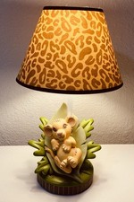 Vintage Disney Lion King Simba Nursery Lamp With Original Shade 90s Nostalgia