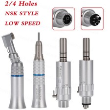 NSK Style Dental Slow Low Speed Handpiece Straight Contra Angle Air Motor 4 /2 H