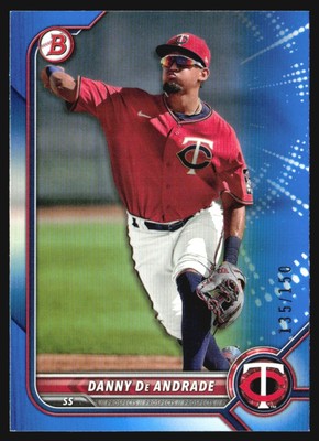 2022 Bowman Draft Blue 135/150 Danny De Andrade #BD-107 TS8