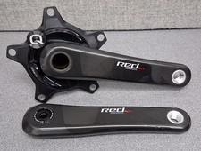 SRAM RED DZero Quarq Power Meter Crankset - 170mm, 130BCD, Black