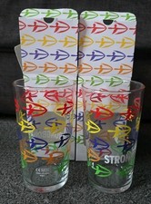 Strongbow Pint Glasses x 2 NEW SHAPE NEW