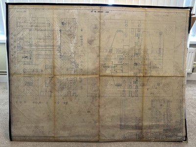 Vintage Palitoy Star Wars X-Wing Fighter Tooling Drawing Hardwick Wood 1978 Rare