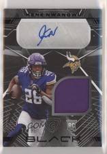 2021 Panini Black Rookie Signature Materials 25/99 Kene Nwangwu #RSM-KN Auto 9r9
