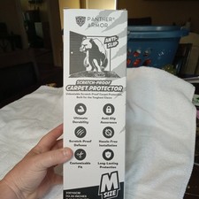 Panther Armor Scratch-Proof Carpet Protector Clear 12.20”x43.31” Medium Size