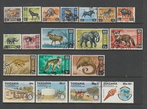Africa - Older Stamps From Kenya & Tanzania.