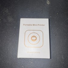 GOTOOGO Mini Portable Bluetooth Wireless Thermal Printer-Blue