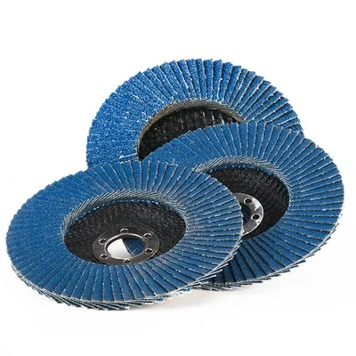 BEST-FURNITUREUK 125mm 4.9" Flap Grinding Sanding Discs 40 60 Grit Angle Wheel Discs 10PCS Sheets
