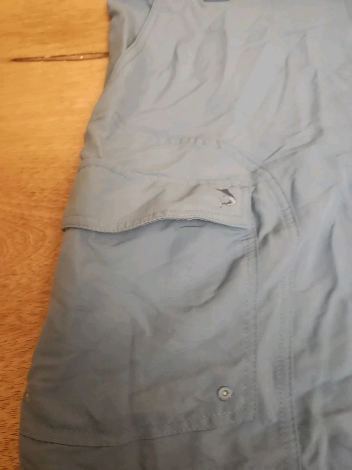 Pantalones Cortos Reel Legends Para Hombre Talla 38x9 Azul Carga Exterior Nylon Pesca Senderismo Foto 2 de 4