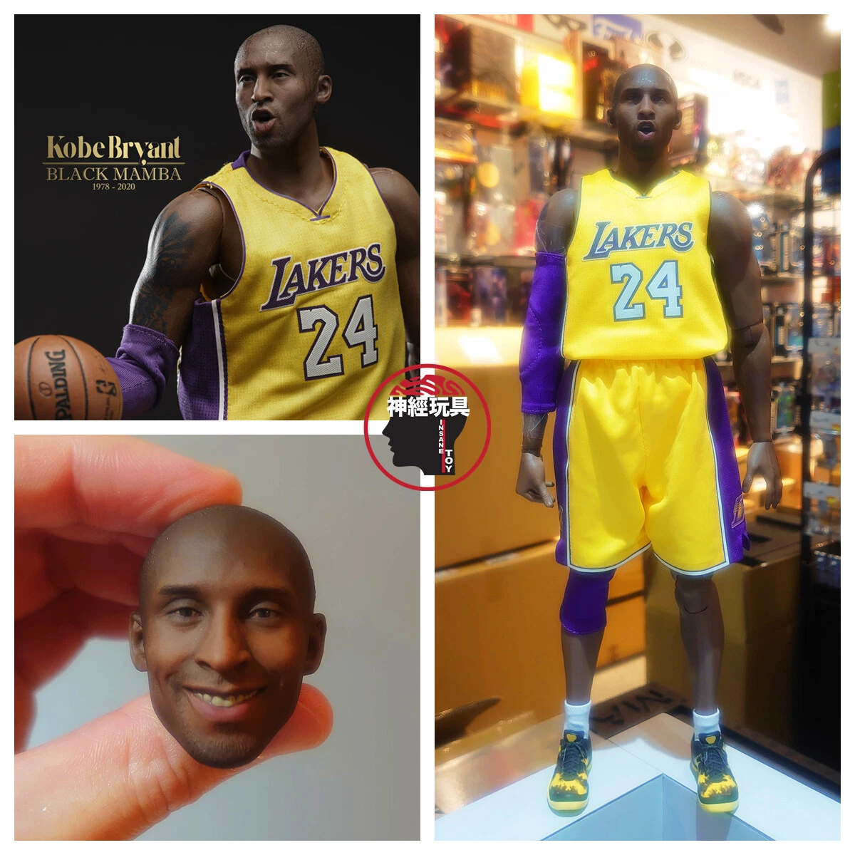 ENTERBAY NBA 1/6 Kobe Bryant 4.0 ACTION FIGURE RM-1036 LAKERS