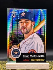 2022 Chrome Platinum Anni.- Chas McCormick RC - Silver Prizm Refractor - No. 128