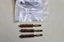 3 US Military Issue USGI Brass Bore Barrel Brush 38 Special 357 Caliber Lot Of 3