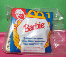 McDonald's Happy Meal Toy Holiday Barbie Doll In Sleigh Number 1 Toy 1995