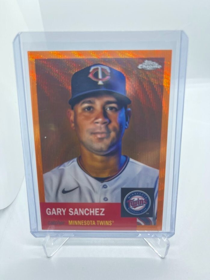2022 Topps Chrome Platinum Anniversary Gary Sanchez Orange 18/25