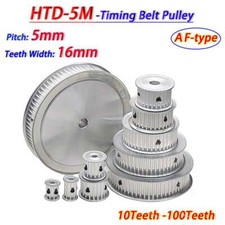 HTD-5M 10-100Zähne Zahnriemenscheibe AF-typ Riemenscheibe Für 15mm Breite Riemen