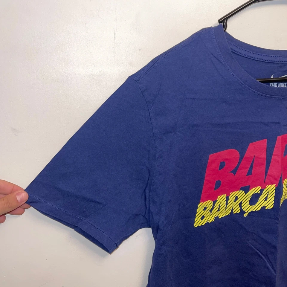 The Nike Tee FC Barcelona T-shirt Soccer Barca Men’s Size Large - Image 3 of 4