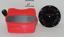 Vintage GAF View Master Image 3D Viewer and Dinosaurs Reel RARE VHTF