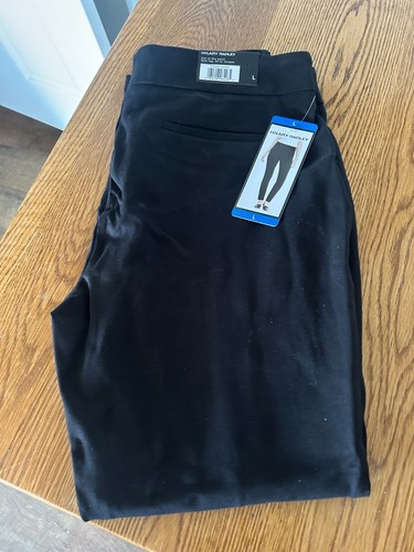 NEW with Tags Hilary Radley Women's Black Pull-On Pants Size Large