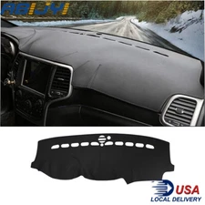 Car Leather Dashmat Dash Mat Dashboard Cover For 2011-2017 Jeep Grand Cherokee
