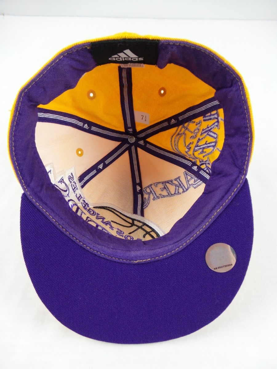 【廃盤】LOS ANGELS LAKERS adidas キャップ S/M 刺繍 廃盤】LOS ANGELS LAKERS adidas キャップ S/M 刺繍