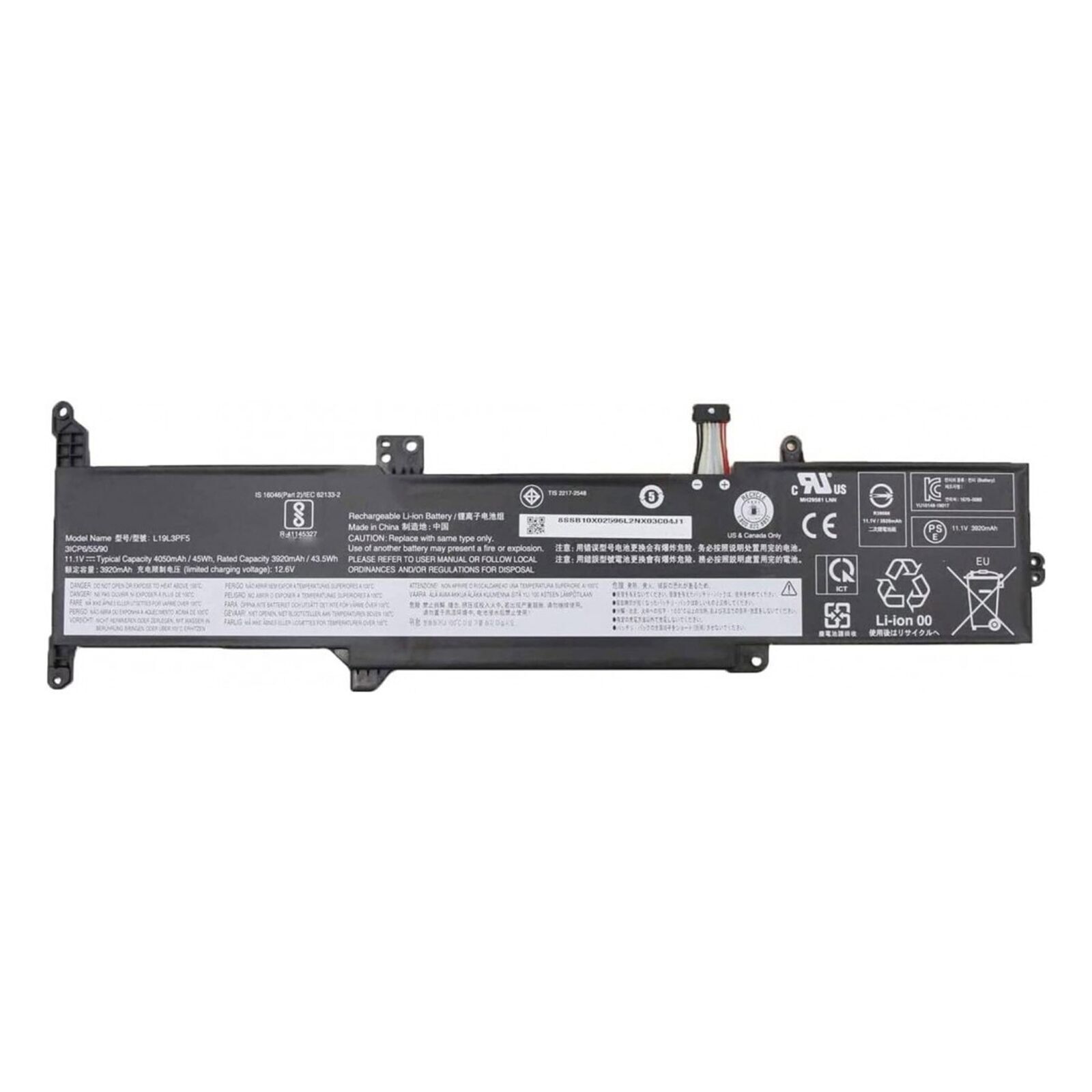 BATTERIA PER PORTATILE LENOVO IDEAPAD 3 14ADA05 14IIL05 14IML05 15IIL05...