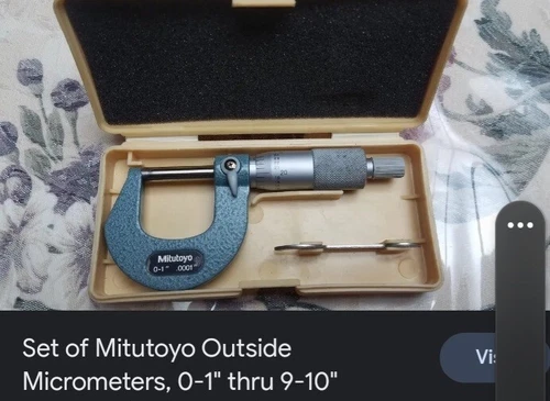 Mitutoyo Micrometer BMD-50 115-21 Double spherical micrometer/analog type