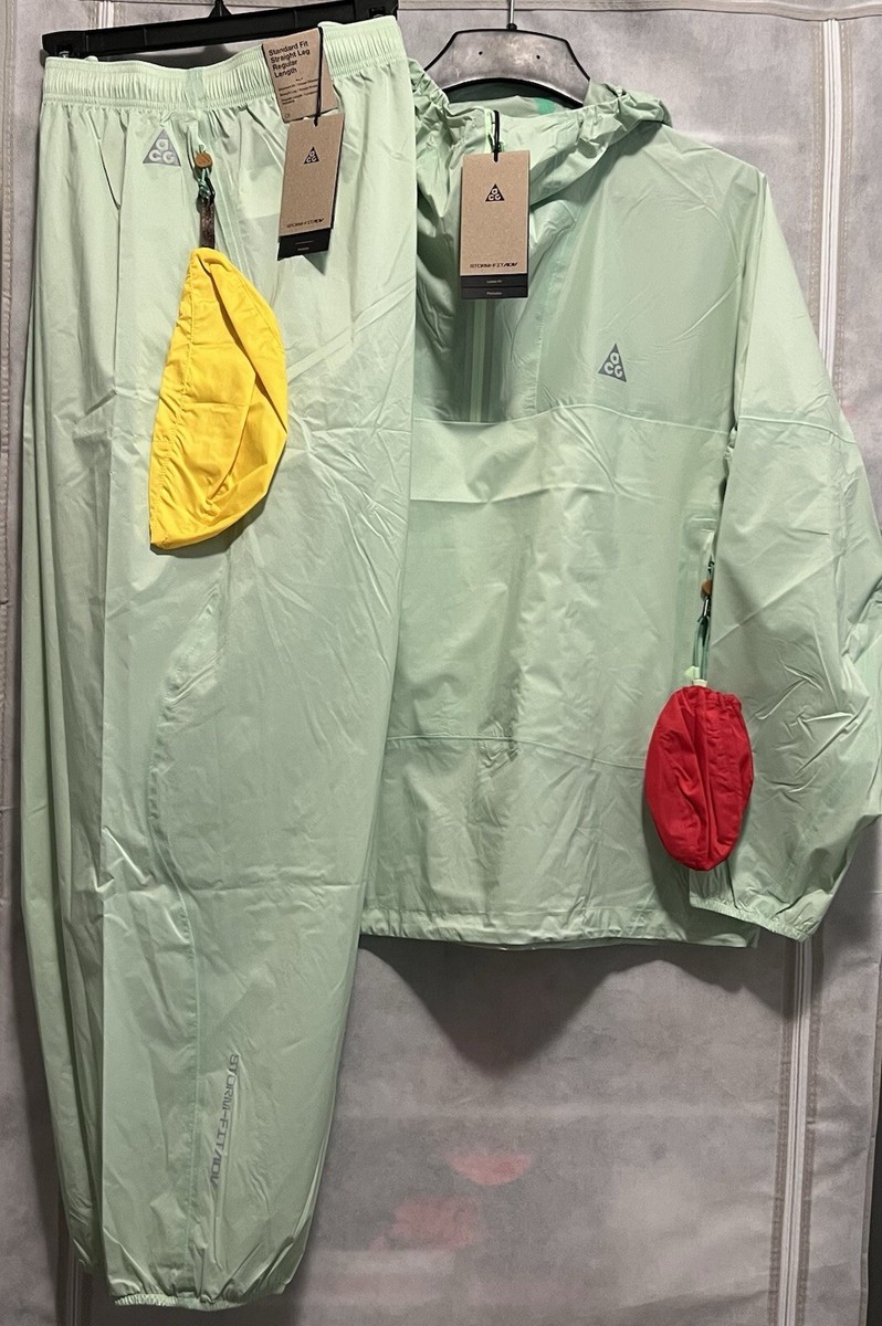 Nike ACGマウンテンパーカー グリーン×アイボリー 中古・古着通販】NIKE ACG (ナイキエーシージー) マウンテンパーカー